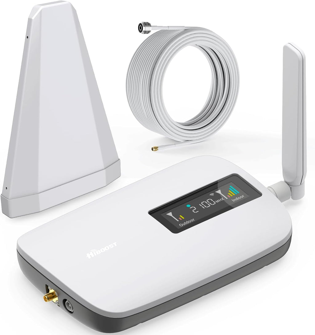Cell Phone Booster for Home Office | Boosts 5G & 4G LTE | Cell Phone Signal Booster for All U.S. Carriers-Verizon