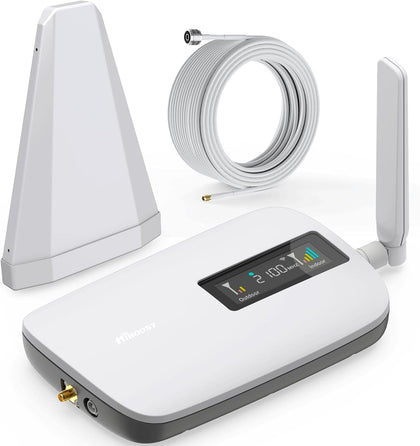 Cell Phone Booster for Home Office | Boosts 5G & 4G LTE | Cell Phone Signal Booster for All U.S. Carriers-Verizon