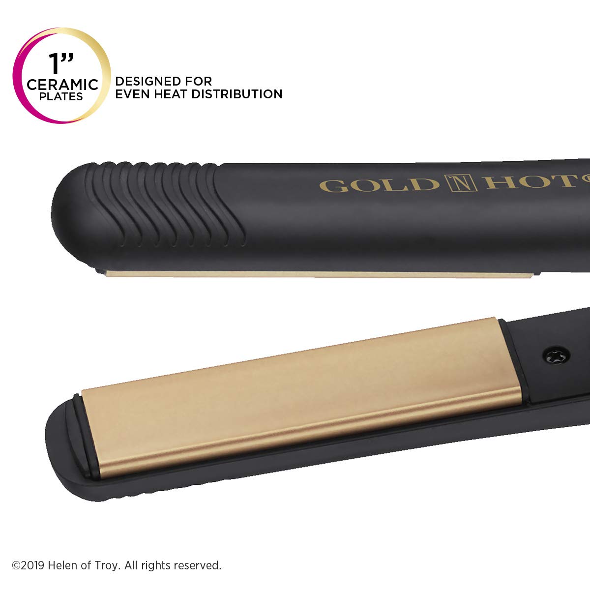 Professional Ceramic Flat Iron, 1 inch