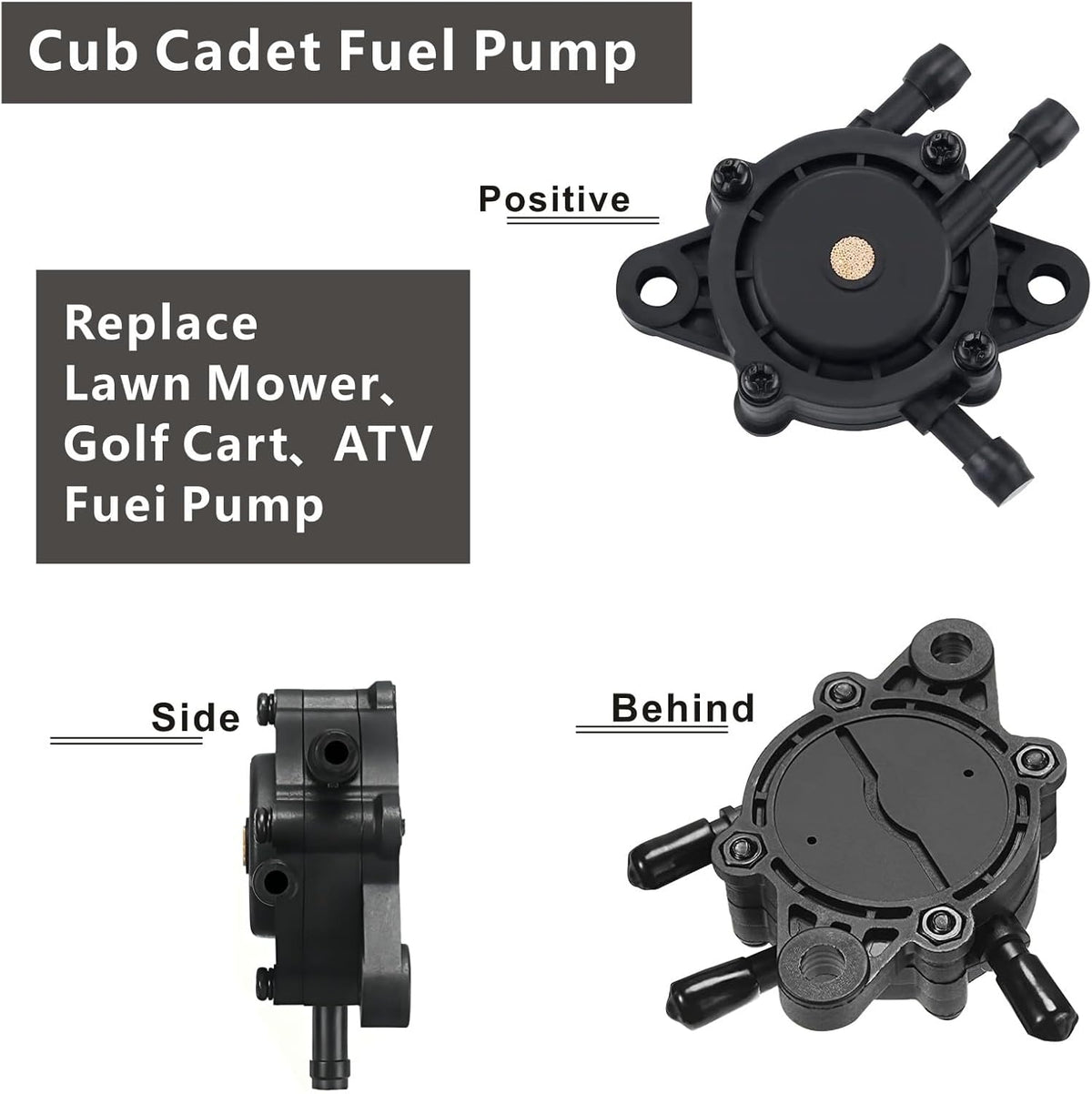 Replace Fuel Pump Briggs 808492 597338 17hp-27hp