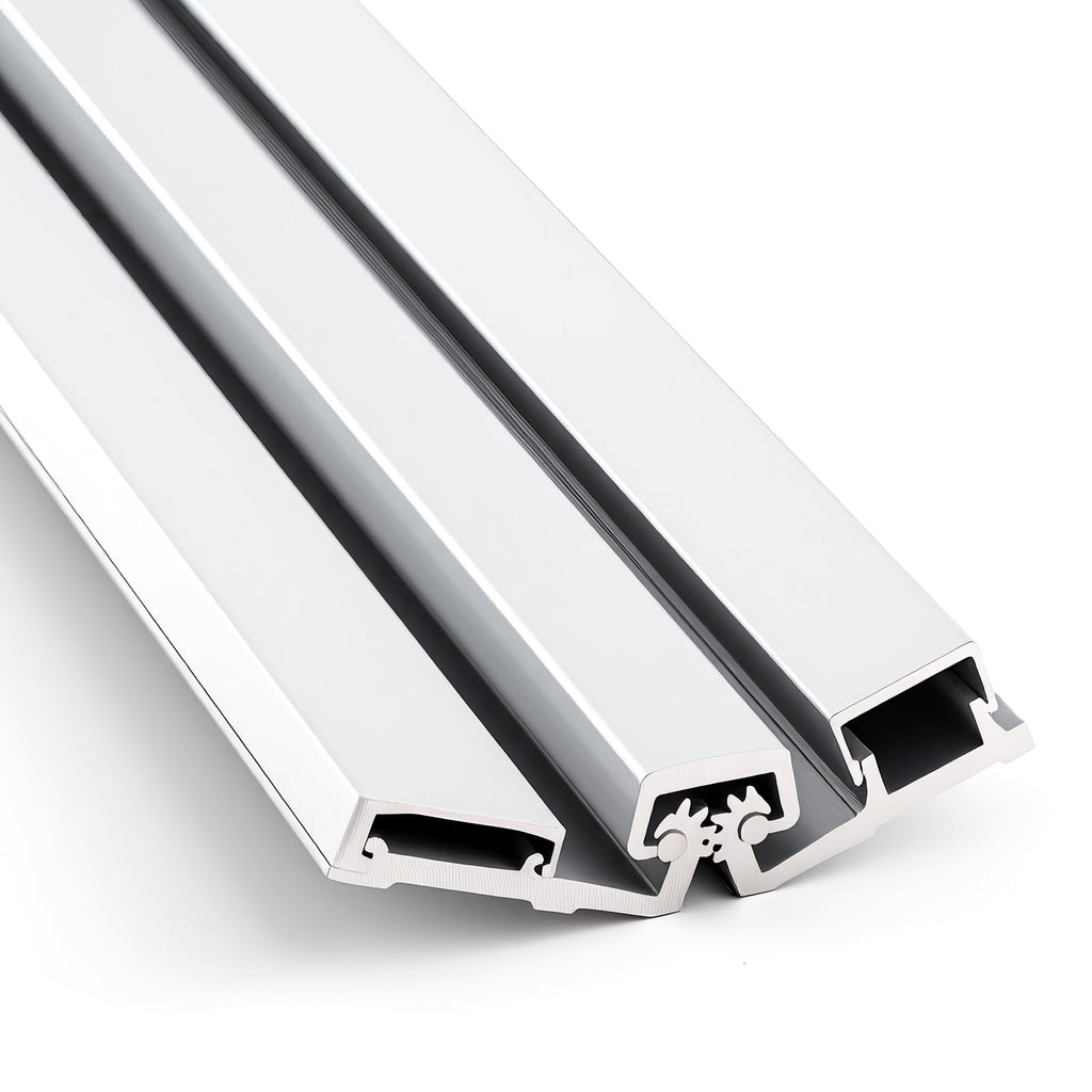1 Pcs 83" Aluminum Continuous Hinge for Door, Silver