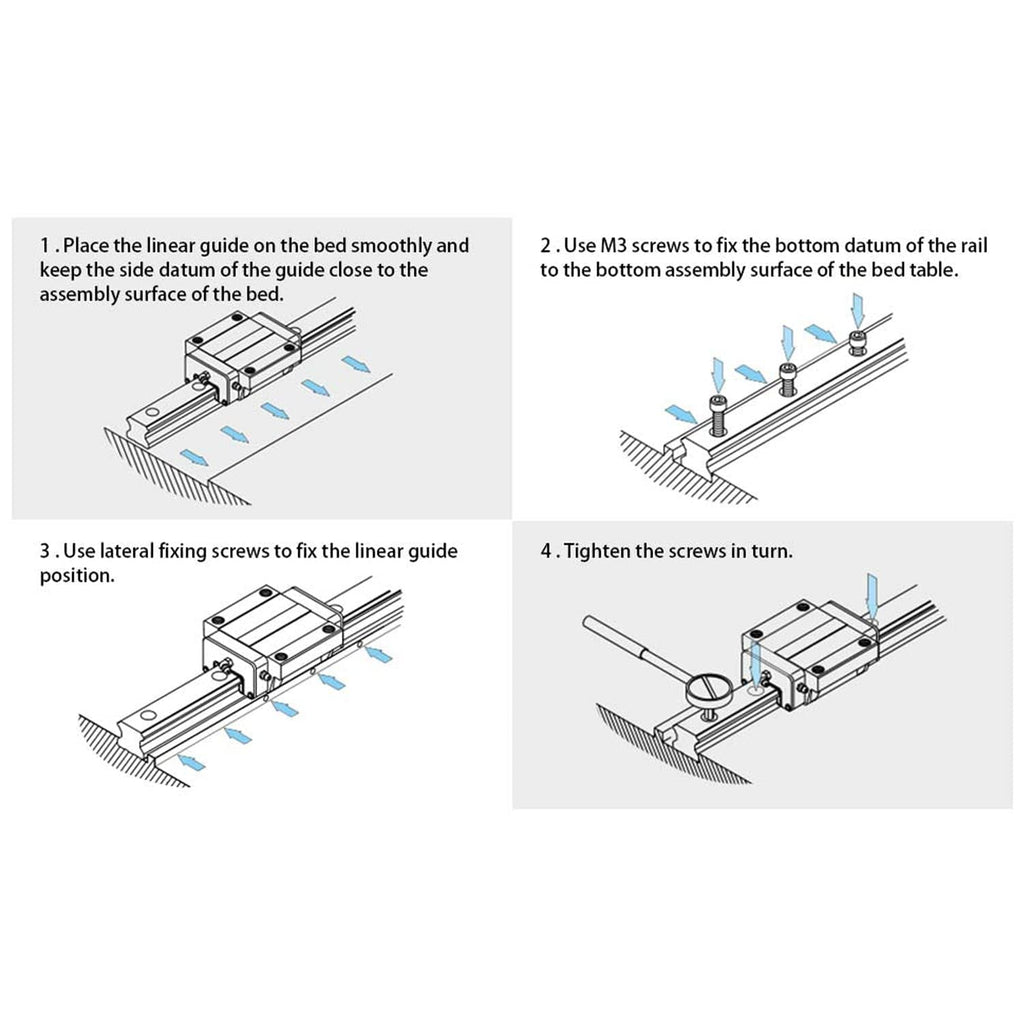 iMetrx MGN12H 800MM Linear Guide Rail MGN12 Linear Rail