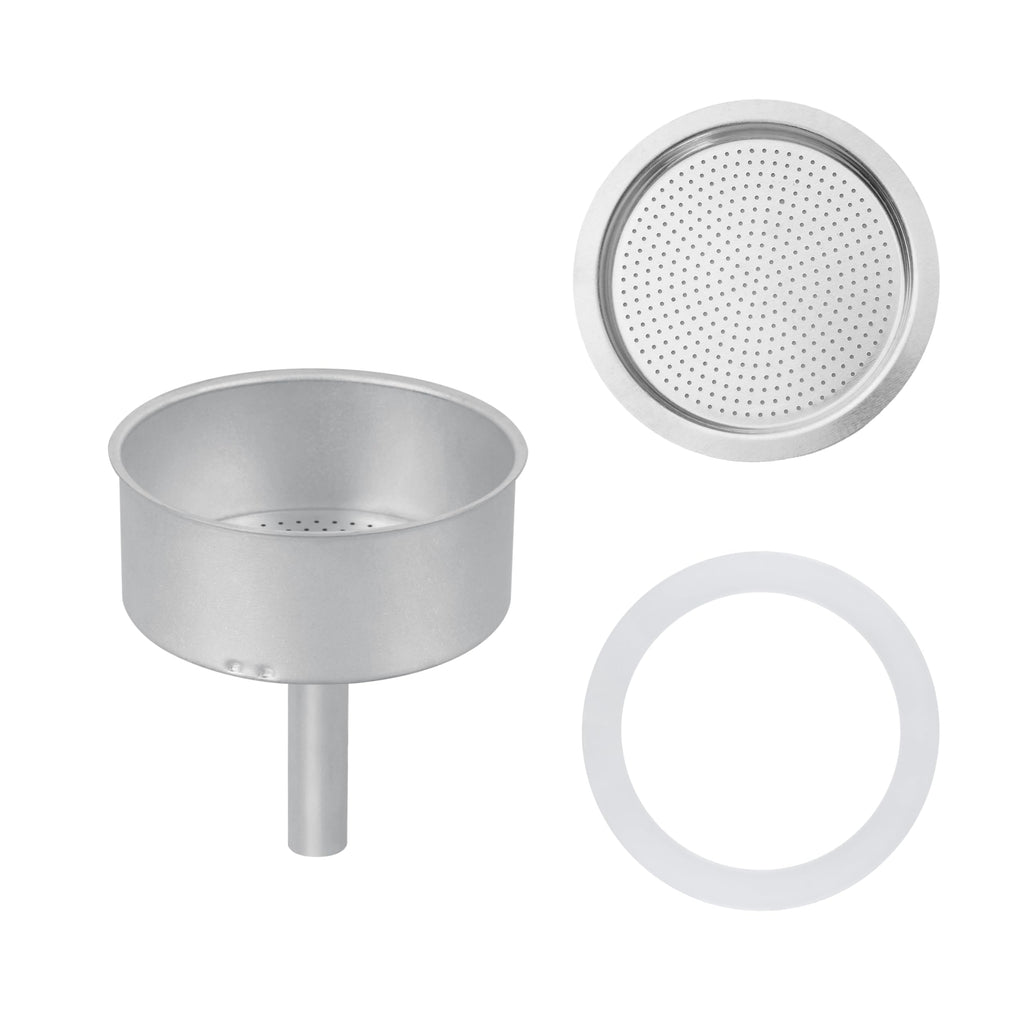 Espresso Maker Filter Basket, 9 Cup Moka Pot Replacement Funnel