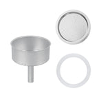 Espresso Maker Filter Basket, 9 Cup Moka Pot Replacement Funnel