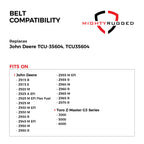 MightyRugged TCU35604 John Deere ZTrak 60 Inch Deck Belt Replacement