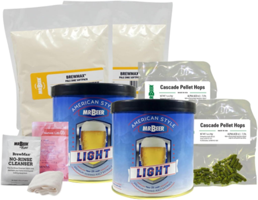 Mr Beer Horse’s Ass Ale, Extract Beer Recipe Kit, Makes 5 Gallons, Home Brew Beer Making Ingredients, Pale Ale