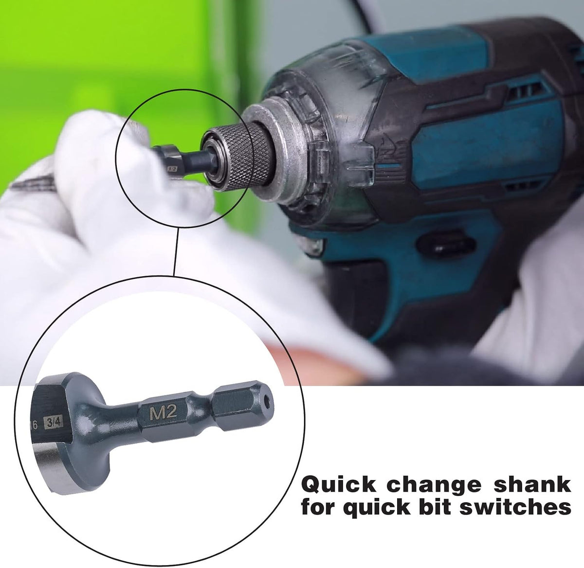 3/16"-7/8" Quick Change M2 Step Drill Bit Unibit Hole Drilling