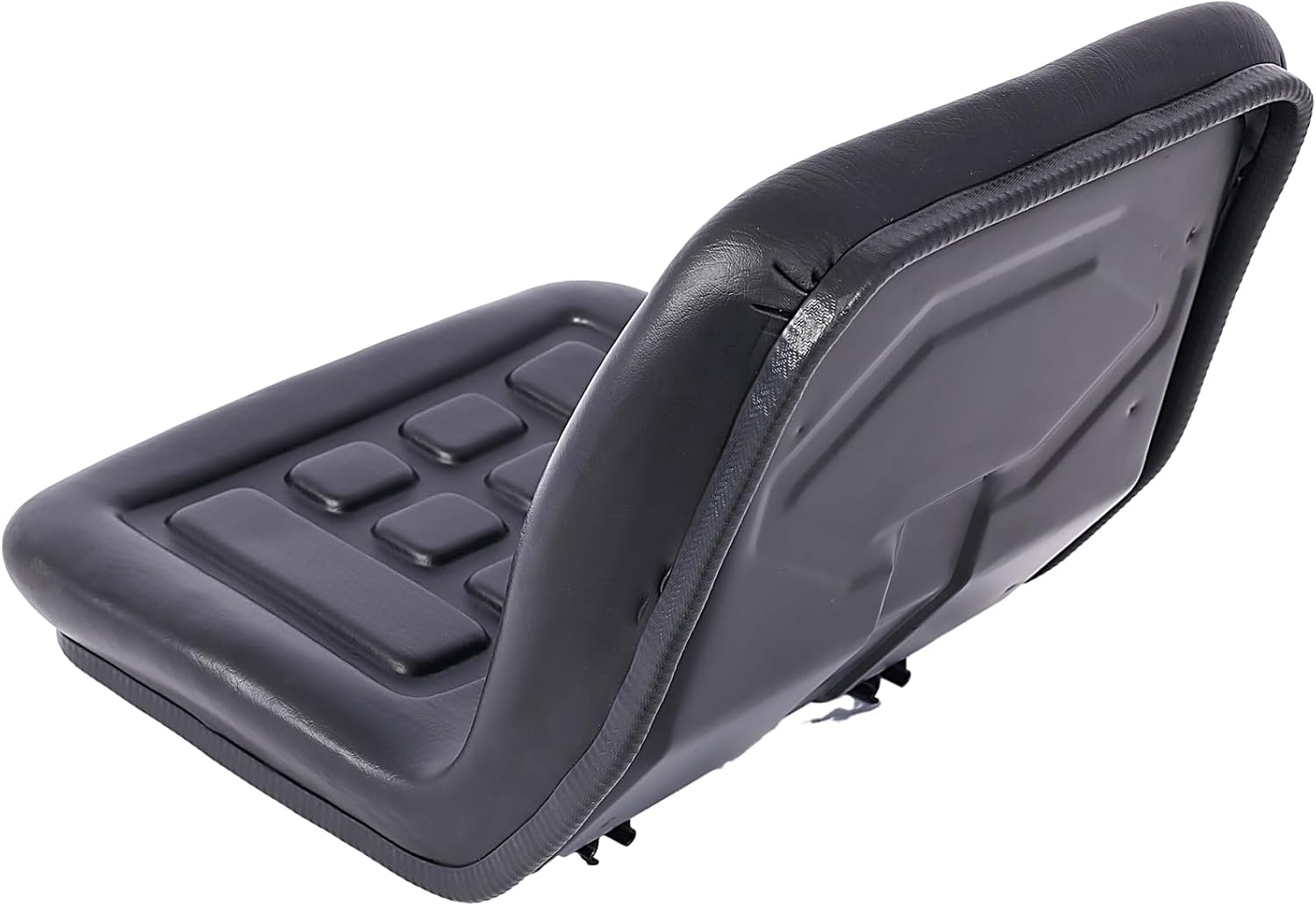 Universal Lawn Tractor Seat Replacement, Compact High Back Mower Seat with a Drain Hole Replacement Seat