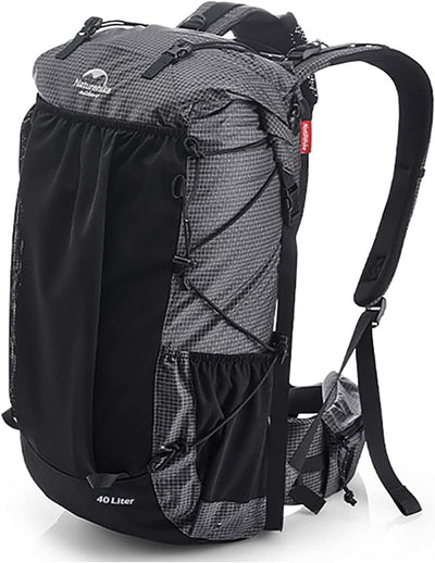 Hiking Camping Backpack 45L/65L Lightweight Internal Frame with Rain Cover for Backpacking Outdoor Sports ((40+5) L