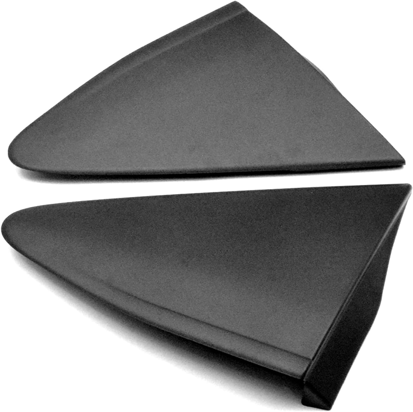 1Pair Fender Mirror Molding Triangle Trim Corner Covers Left Right Side Compatible For Toyota Yaris 2012 2013 2014