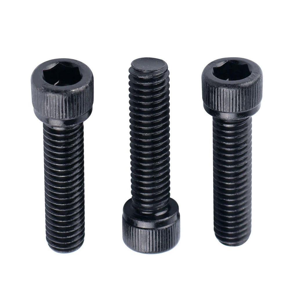 #6-32 x 3/4" Socket Head Cap Screws Allen Hex Bolts, 304 Stainless Steel 18-8, UNC Fully Machine Thread, 50Pcs Black