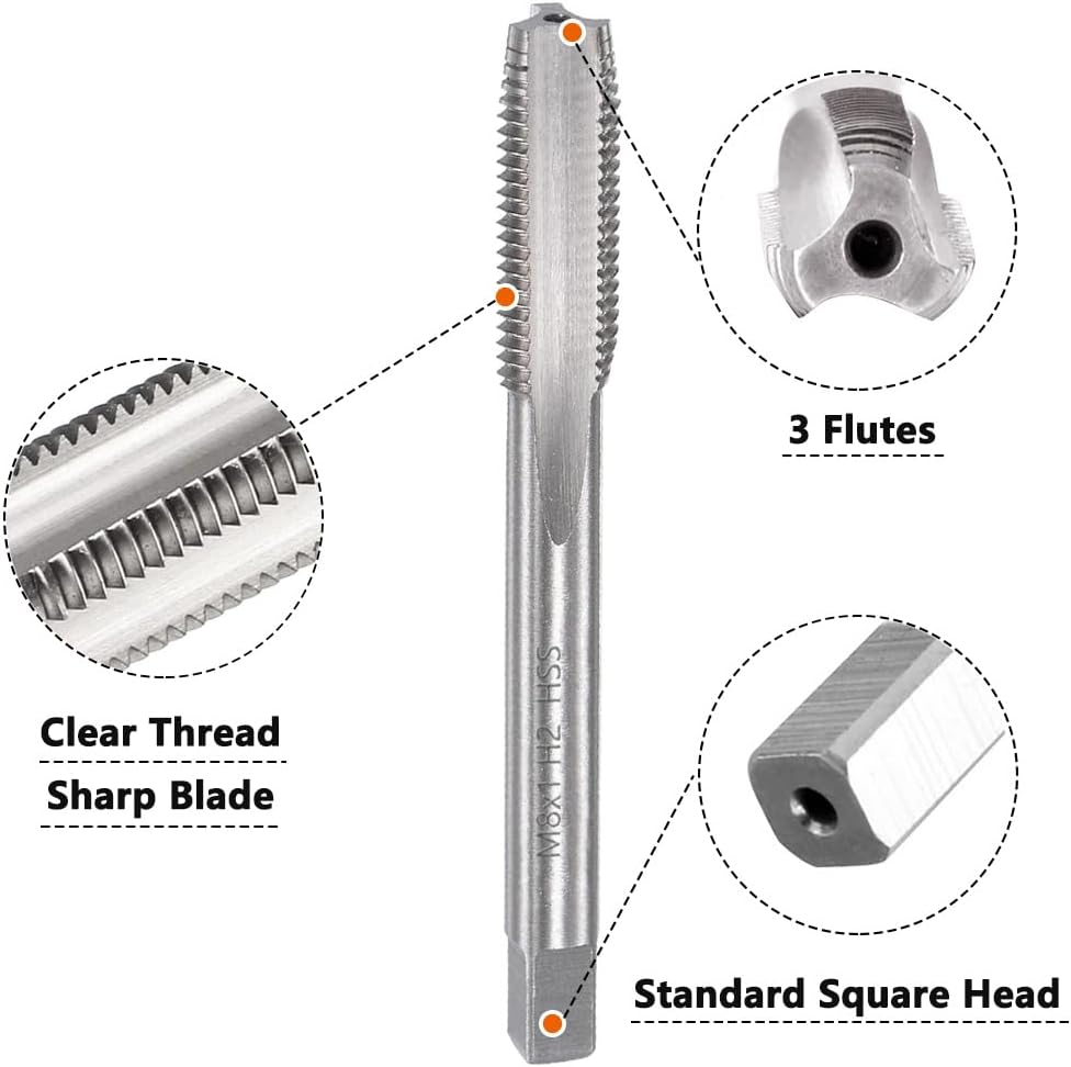 M8 X 1.0 Metric Tap and Die Set, Threading Tap Die Set