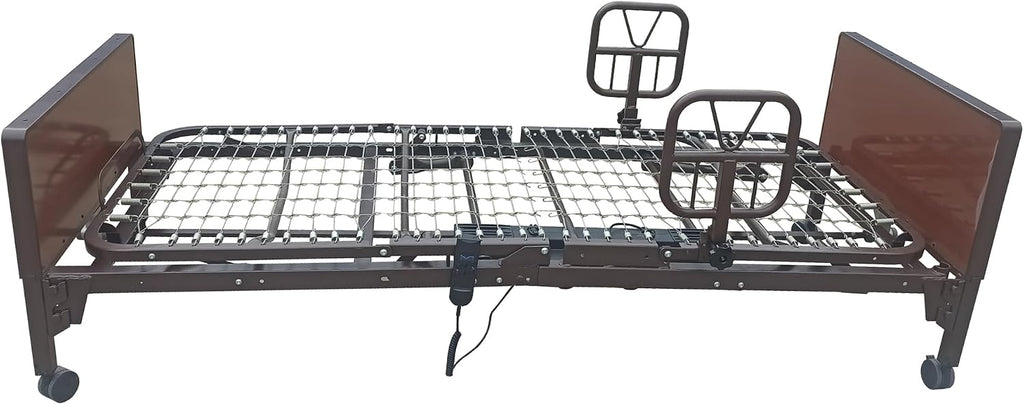 Bed Assist Rails (Set of 2) – Fits Some Metal Hospital Beds – for Repositioning & Getting in and Out of Bed Safely –