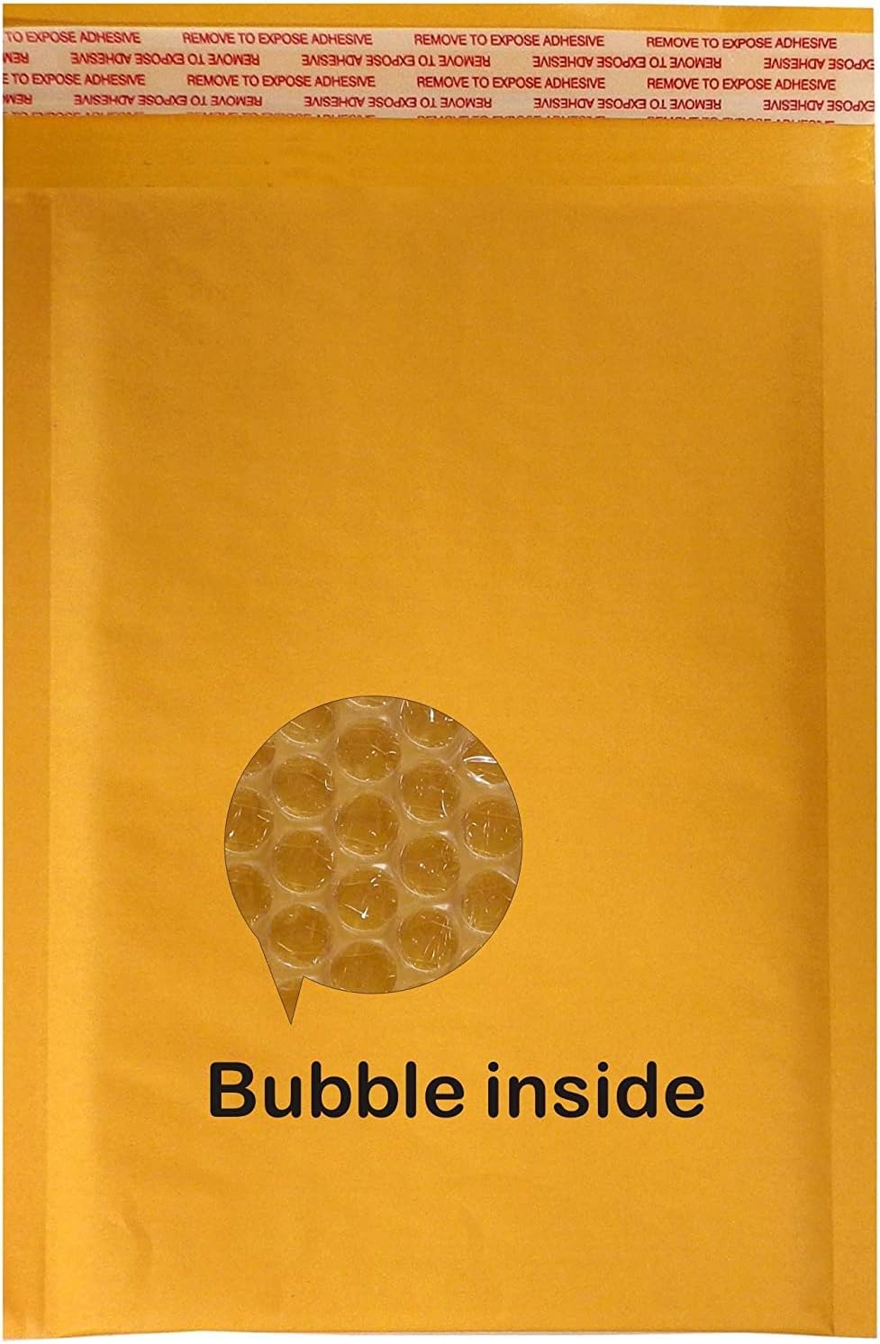 Kraft Bubble Mailers 4x8 500 Pack Usable Space 4x7