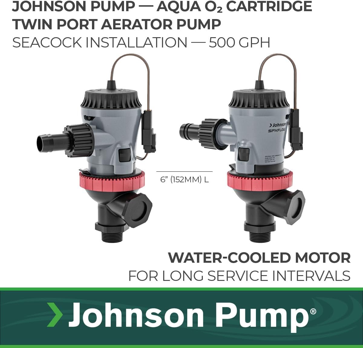 Johnson Pump 10-13649-01 Aqua Twinport Flex-Mount Aerator - 500 GPH