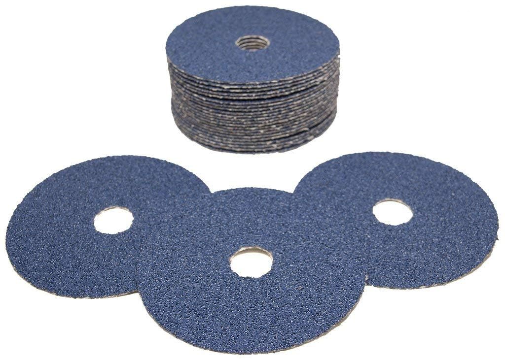 Benchmark Abrasives 5" Resin Fiber Sanding Discs, 36 Grit, 25-Count