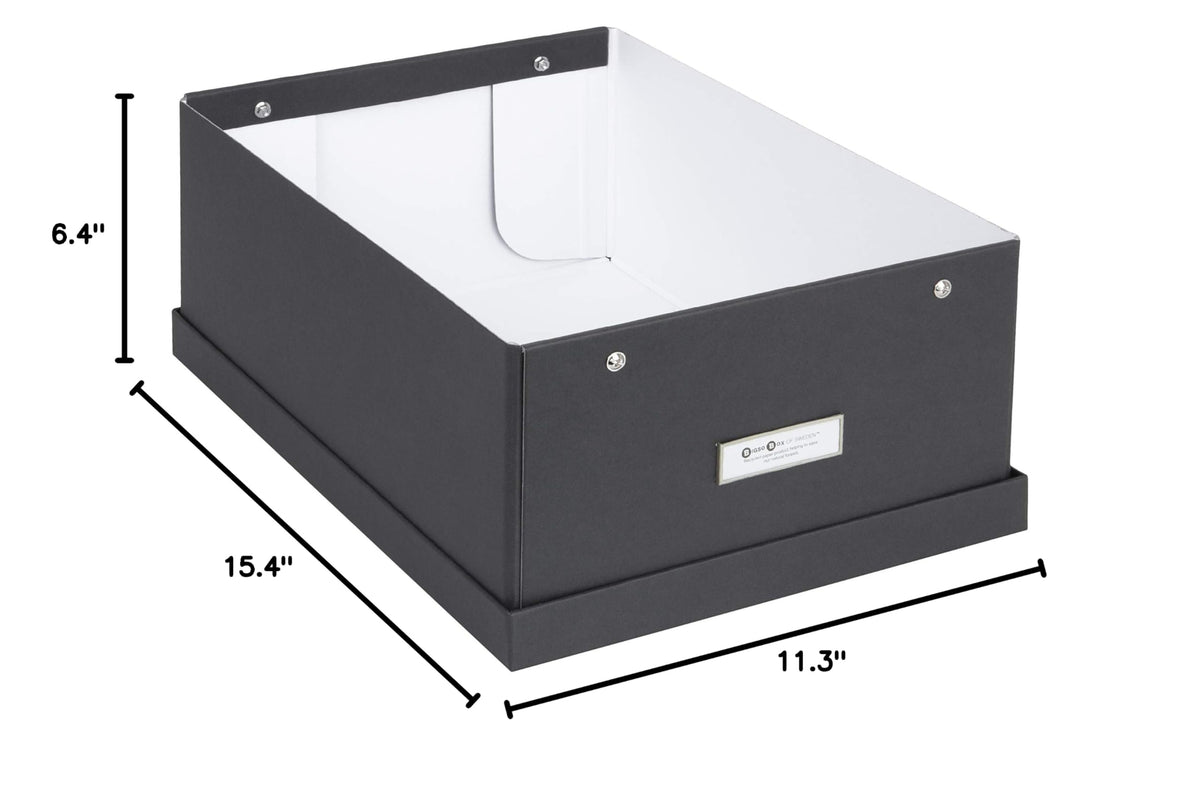 Katia Collapsible Storage Box with Labelframe for Easy Identification - Simple Assembly Without Tools - Decorative