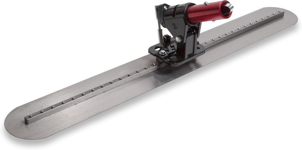 QLT Round End Fresno, 36 x 5 Inch, Rock-It 2.0 Multi-Mount | High Carbon Steel Blade, Fits Swivel or Bull Float