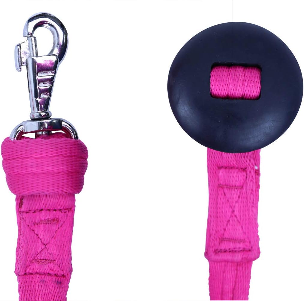 Premium Horse Training Super Soft Grip Swivel Lunge Line with Rubber Stopper with 6 Month Warranty and Replaceable Snap
