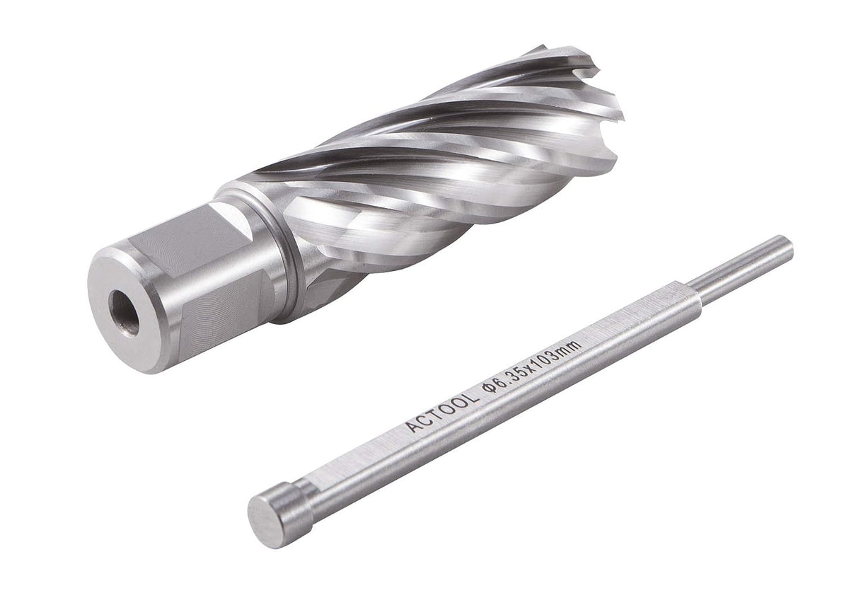 7/8" Diameter × 2" Depth of Cut HSS ANNULAR Cutter with 3/4'' Weldon Shank