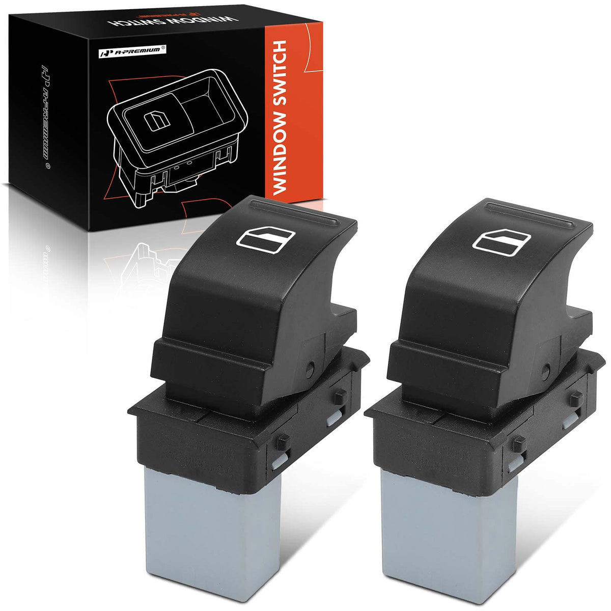 A-Premium 2 PCS Power Window Switch Kit, Rear Side