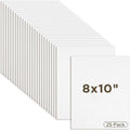 Mat Board Center 25 Pack 8x10 Corrugated Cardboard Sheets 1/8" Flat Pads