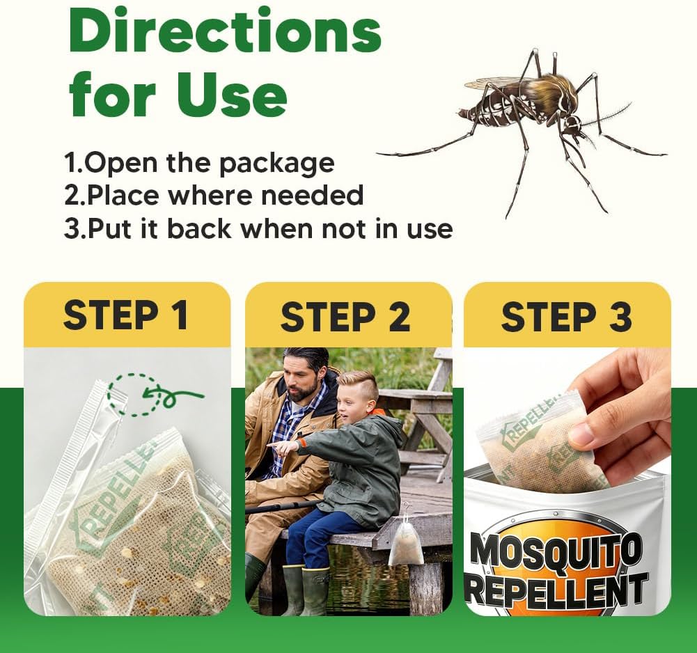 Mosquito Repellent Outdoor Patio, Mosquito Deterrent Indoor for Home, Backyard Mosquito Repellents, Keep Mosquito