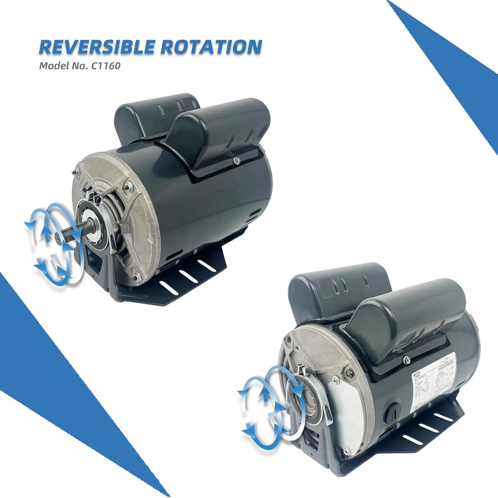 C1160 Fan and Blower Motor Replace Marathon C1160 1.5HP Reversible Rotation