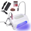 Nail Dust Collector Vacuum Multifunction Nail Art Machine,40W Nail Dust Collector for Acrylic,30000PRM Nail Drill