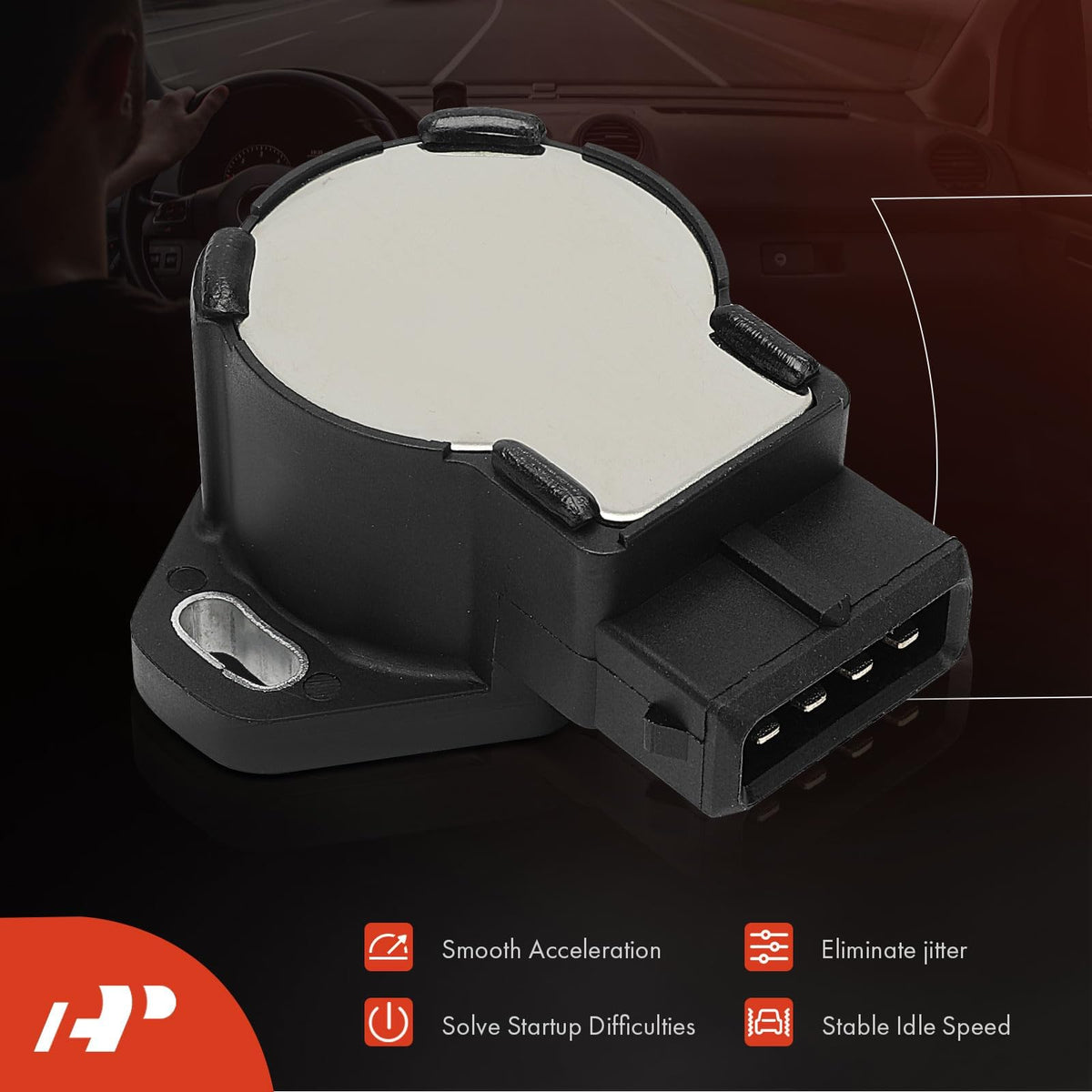A-Premium TPS Throttle Position Sensor Compatible with Toyota, Ford, Mazda