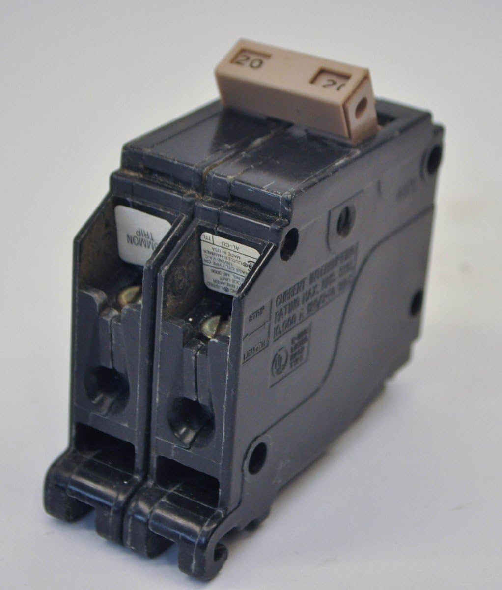 Cutler Hammer CH220 2P 20A 120/240VAC Type CH Circuit Breaker