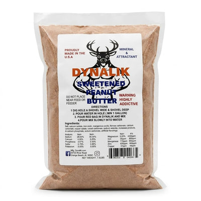 DynaLIK Deer Mineral Supplement and Attractant 7.5lbs - Peanut Butter (4)