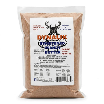 DynaLIK Deer Mineral Supplement and Attractant 7.5lbs - Peanut Butter (4)