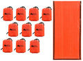 Emergency Sleeping Bag, Waterproof Thermal Bivy Sack Pack 10