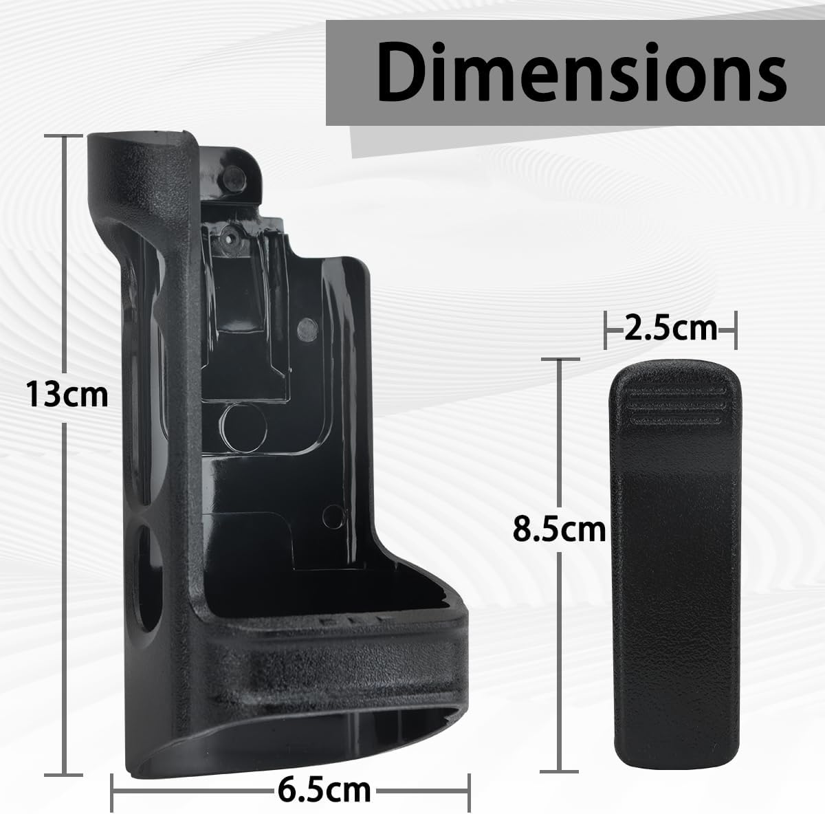APX 6000 Ham Radio Holster Compatible for Motorola APX6000 APX8000 PMLN5709 PMLN5709A Handheld Walkie Talkies