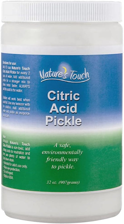 Nature's Touch Citric Acid Pickle, 2 Pound Plastic Jar | CLN-163.00