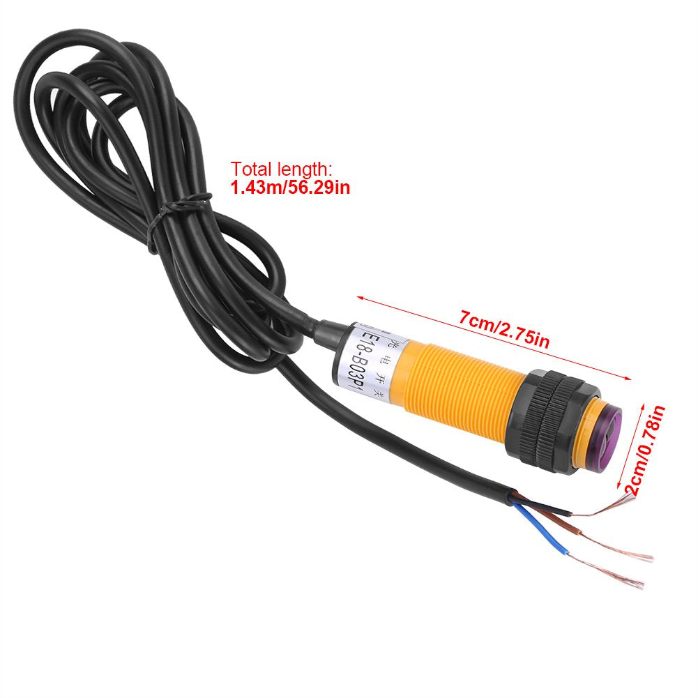 Photoelectric Sensor PNP 3-Wire, 6-36VDC 5-30cm 300mA