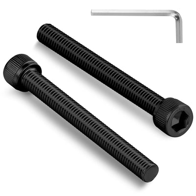 15pcs M8 x 55mm Hex Socket Head Cap Screws Bolts, 12.9 Grade Alloy Steel, Black Oxide Finish, Allen Socket Drive, Full Threads,with Hex Spanner