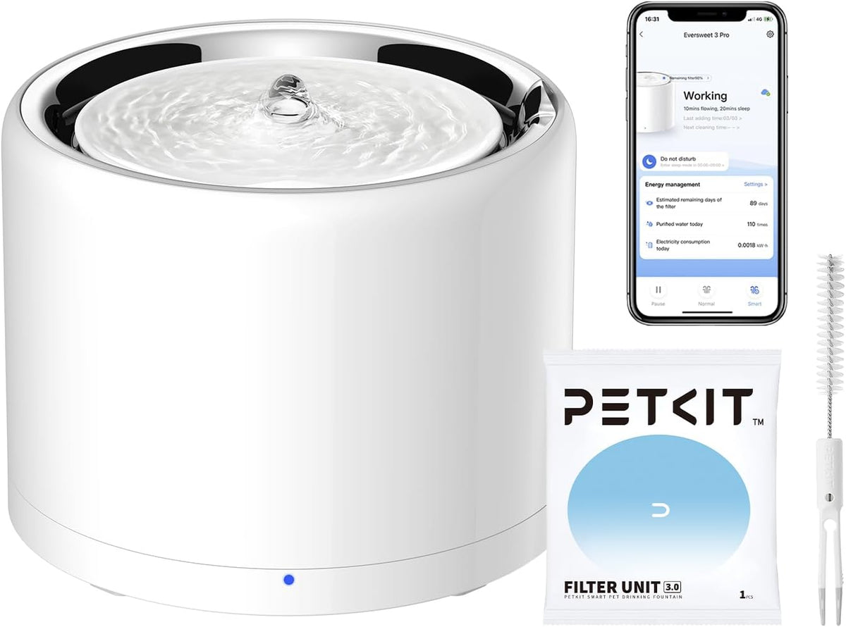 Eversweet 3 Pro Cat Water Fountain with Wireless Pump
