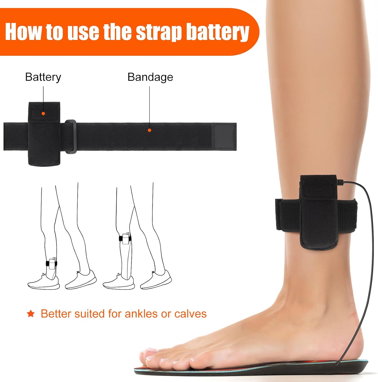 Heated Insoles, Heated Insoles Rechargeable, Foot Warmers with 3 Heating Levels, for Men and Women, Skiing, Hunting