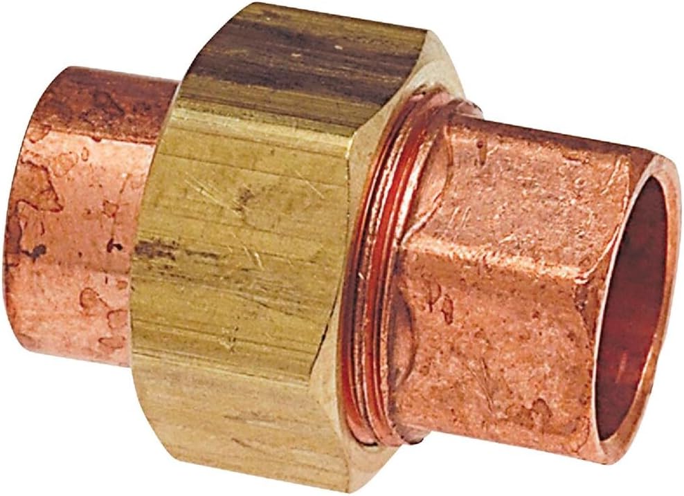 NIBCO 1/2 In. C x C Solder-Joint Copper Union - 1 Each