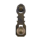 Padlock Hasp with Plug Rod, Heavy Duty Antique Bronze Gate Latch