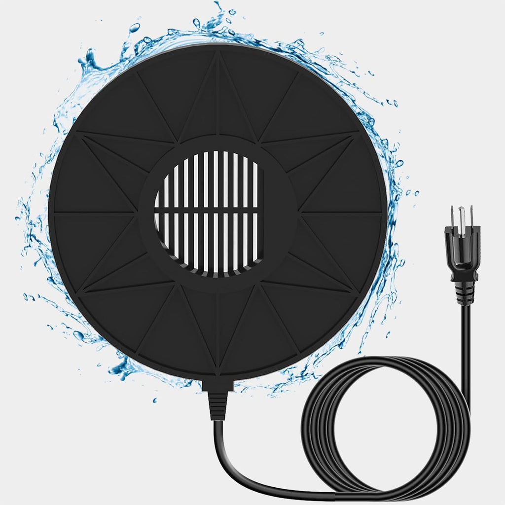 Bird Bath Heater for Outdoors in Winter, 70w Birdbath Deicer Thermostatic Controller Water Heater with 5FT Cable for