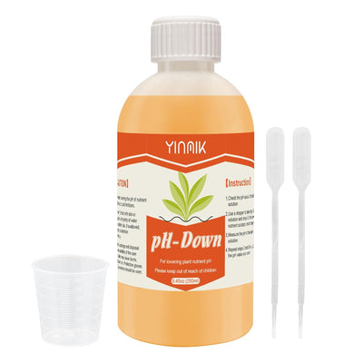 General Hydroponics pH Down Liquid, pH Control Liquid Decreases pH Levels