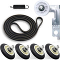 Upgraded Dryer Repair Kit Dryer Roller Replacement for LG DLE7200WE/00 DLE7300WE DLE7300WE/00 DLEX0001TM DLEX2501V DLEX2501W DLEX2650R DLEX3001P DLEX3001R DLEX3001W DLEX3250R DLEX3370R DLEX3370R/00