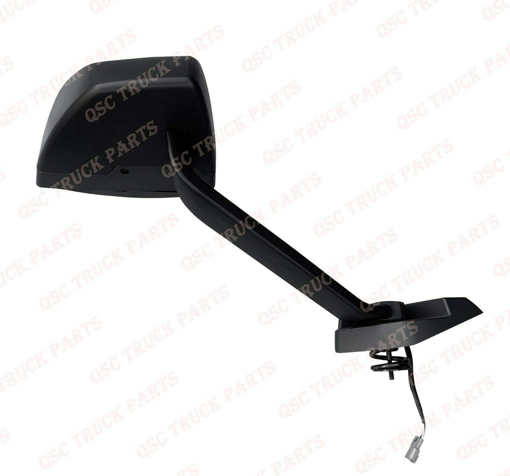 Black Hood Mirror Left Driver Right Passenger Pair for Mack Anthem