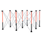 Portable Folding Workstand, 4.15 x 4.15 ft Collapsible Workbench, 3500 lbs Weight Capacity, No Assembly Foldable Work