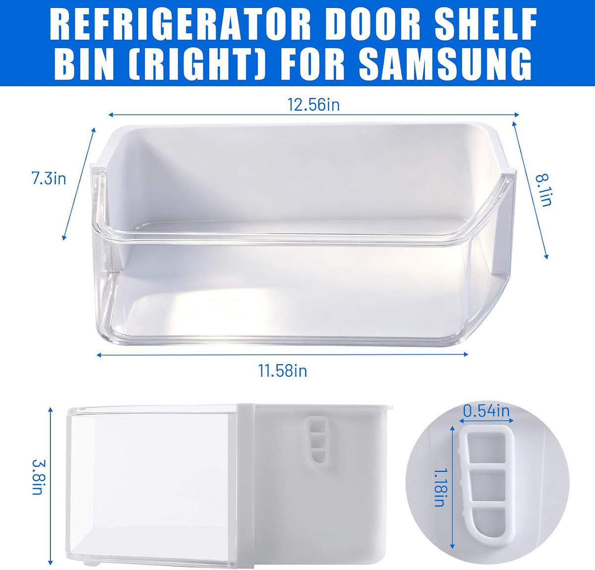 RF263BEAESR/AA RF260BEAESR/AA RF263BEAESG/AA Refrigerator Right Door Shelf