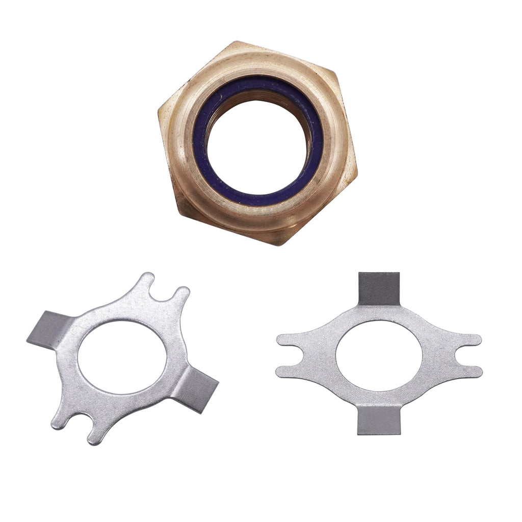 HDKANRD Propnut and Tab Washer Kit 18-3702 Replaces Mercury/Mariner Outboard Motor(35 40 50 60 70 HP)