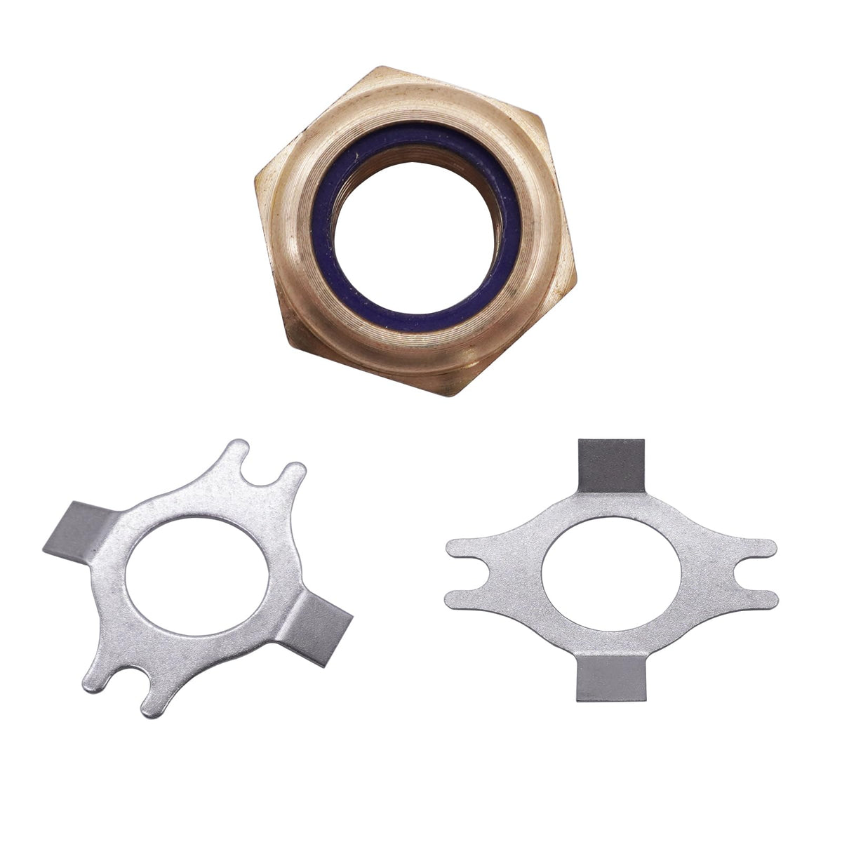 HDKANRD Propnut and Tab Washer Kit 18-3702 Replaces Mercury/Mariner Outboard Motor(35 40 50 60 70 HP)